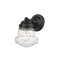 Z-Lite Vaughn 1 Light Wall Sconce, Matte Black And Clear Seedy 736-1S-MB - alternate 1